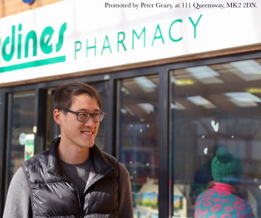 Johnny visiting a pharmacy 